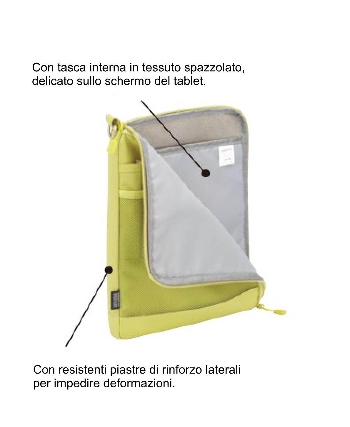 Tablet and laptop bag with shoulder strap rings